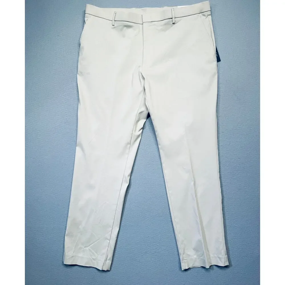 Tommy Hilfiger Men's Modern-Fit Solid Dress Pants - Butter 40x32 $95